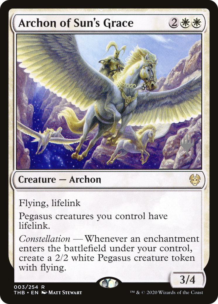 Archon of Sun's Grace (PPTHB-003) - Theros Beyond Death Promos