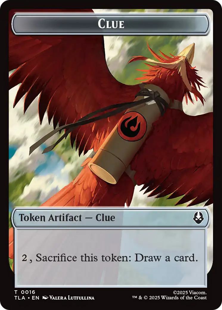 Copy (0001) // Clue (0016) Double-Sided Token (TLA-1 // 16) - Avatar: The Last Airbender