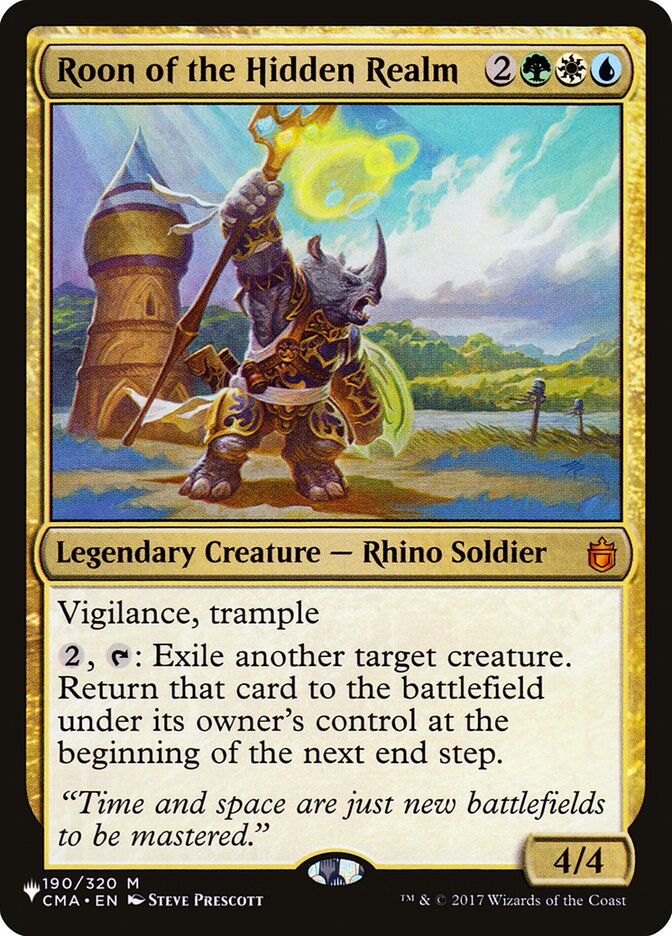 Roon of the Hidden Realm [The List] | The CG Realm