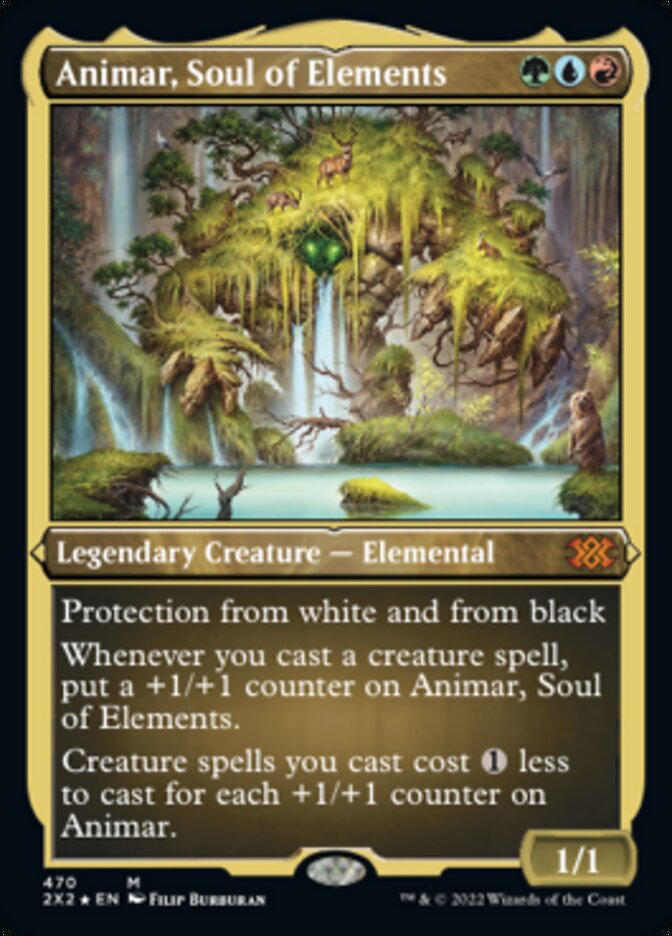 Animar, Soul of Elements (Foil Etched) [Double Masters 2022] | The CG Realm