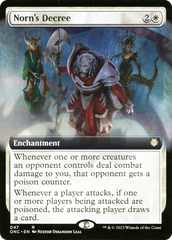 Norn's Decree (Extended Art) [Phyrexia: All Will Be One Commander] | The CG Realm