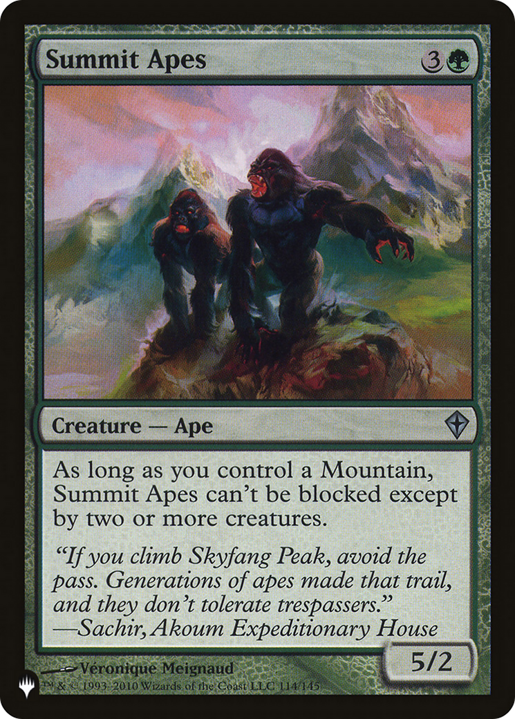 Summit Apes [The List] | The CG Realm