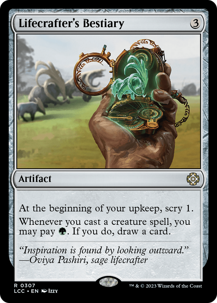 Lifecrafter's Bestiary [The Lost Caverns of Ixalan Commander] | The CG Realm