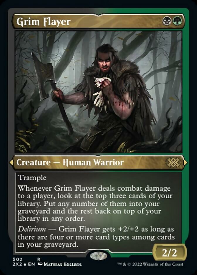 Grim Flayer (Foil Etched) [Double Masters 2022] | The CG Realm
