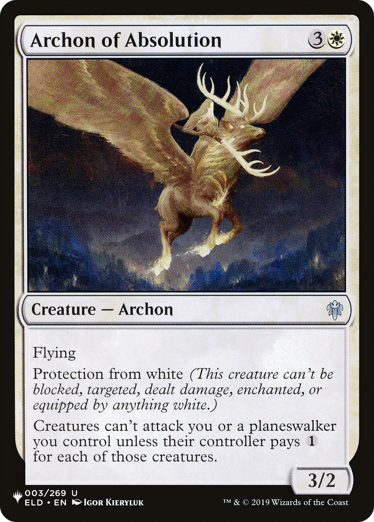 Archon of Absolution [The List] | The CG Realm