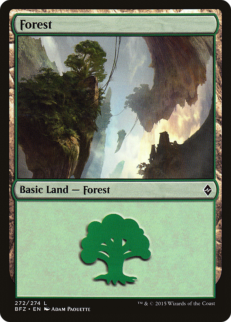 Forest (272) (BFZ-272) - Battle for Zendikar