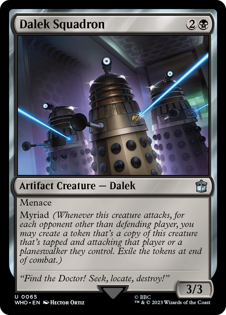 Dalek Squadron (WHO-065) - Doctor Who