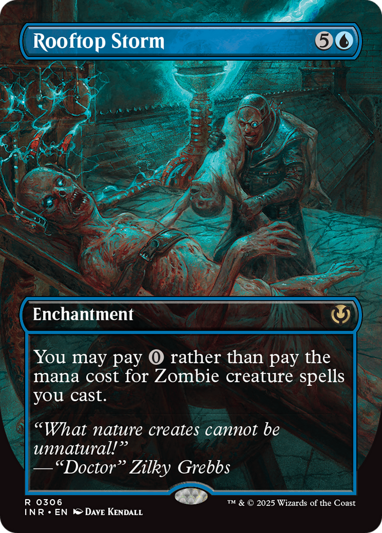 Rooftop Storm (Borderless) [Innistrad Remastered] | The CG Realm
