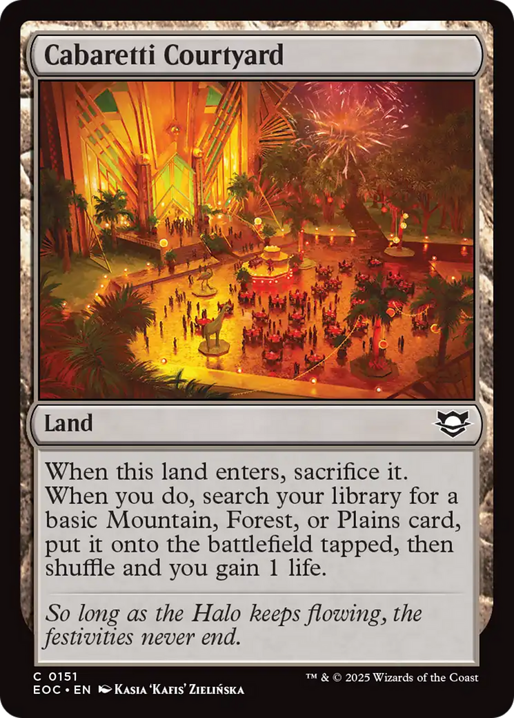 Cabaretti Courtyard [Edge of Eternities Commander] | The CG Realm