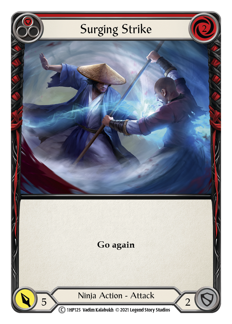Surging Strike (Red) [1HP125] (History Pack 1) | The CG Realm
