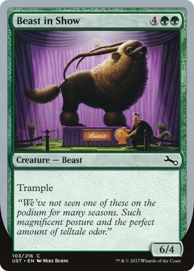 Beast in Show (B) (UST-103) - Unstable