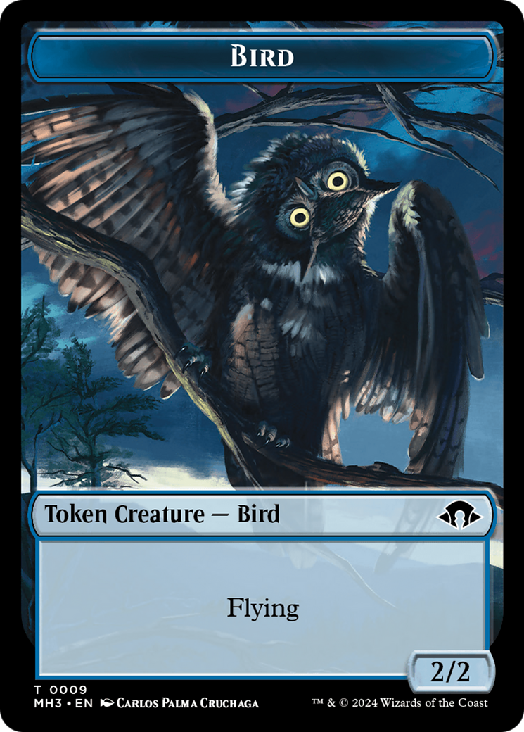 Servo // Bird Double-Sided Token (MH3-33 // 9) - Modern Horizons 3 Foil