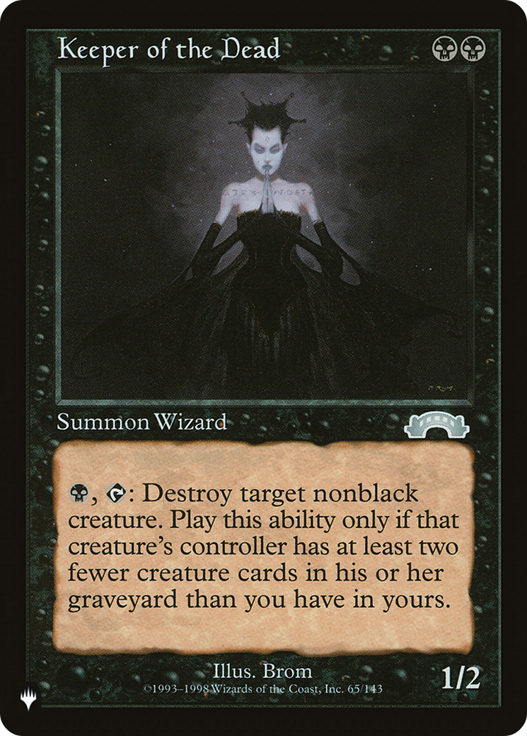 Keeper of the Dead [The List] | The CG Realm