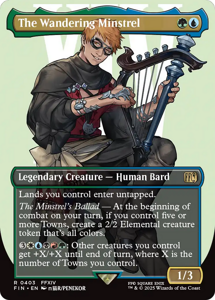 The Wandering Minstrel (Borderless) [FINAL FANTASY] | The CG Realm