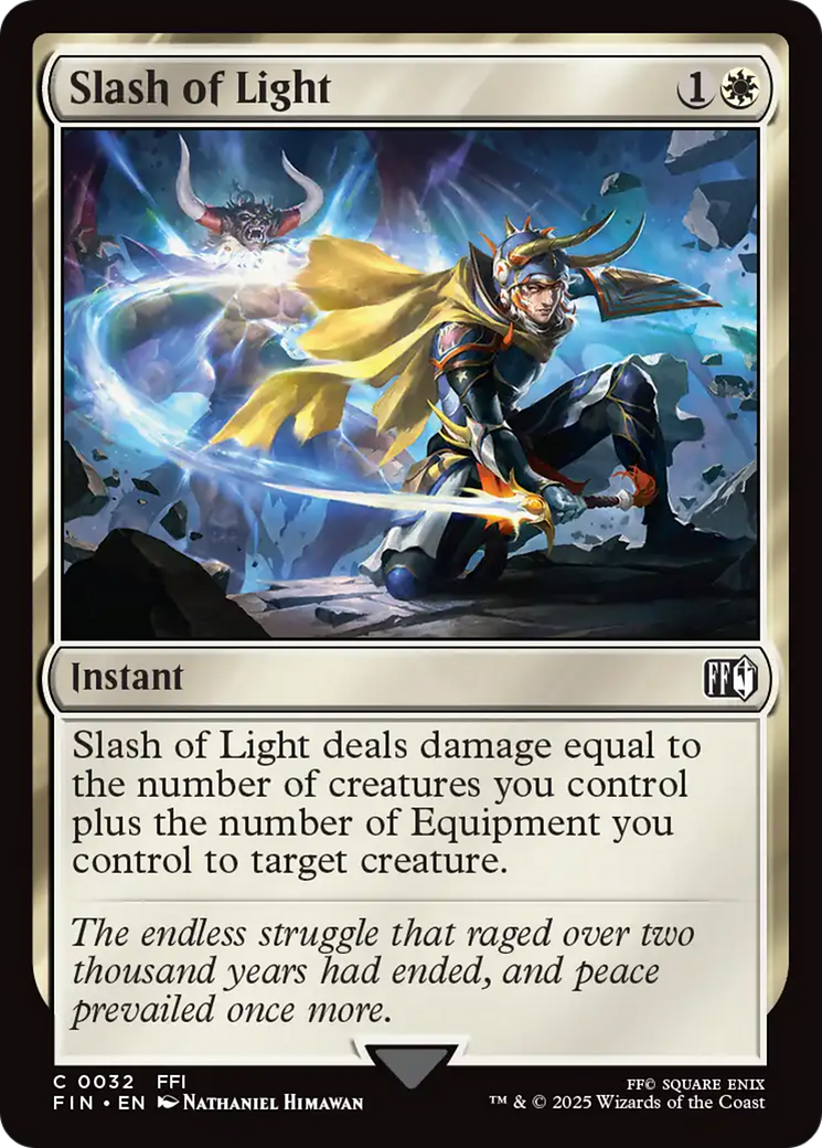 Slash of Light [FINAL FANTASY] | The CG Realm