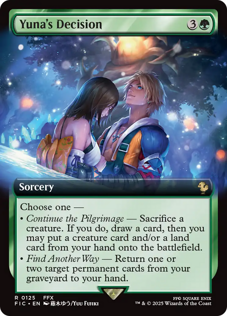 Yuna's Decision (Extended Art) [FINAL FANTASY Commander] | The CG Realm