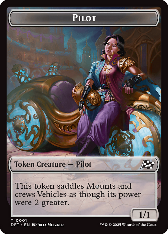 Vehicle // Pilot Double-Sided Token (DFT-12 // 1) - Aetherdrift