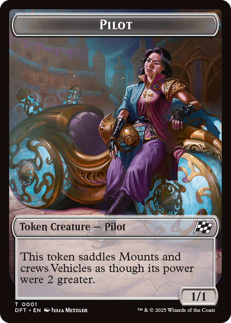 Zombie (0003) // Pilot Double-Sided Token (DFT-3 // 1) - Aetherdrift