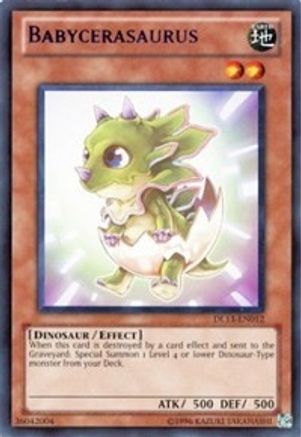Babycerasaurus (Red) (DL13-EN012) - Duelist League Promo Unlimited