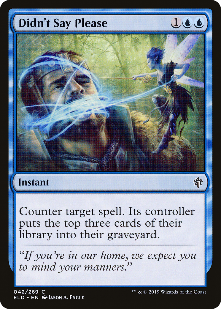 Didn't Say Please (ELD-042) - Throne of Eldraine