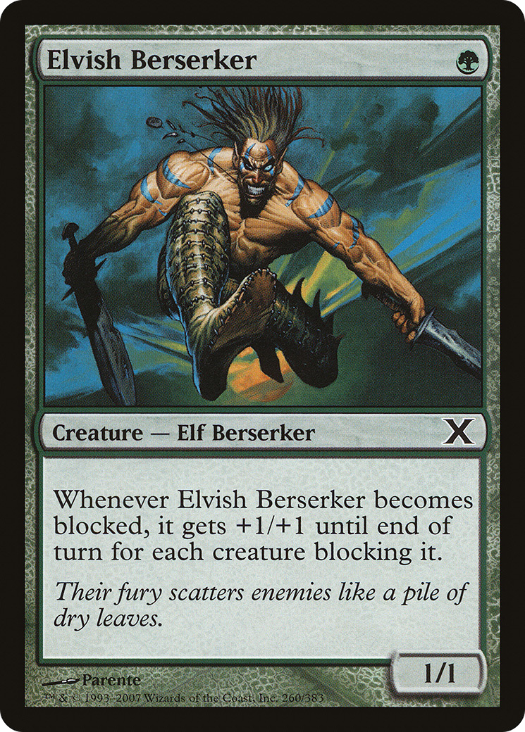 Elvish Berserker (10E-260) - Tenth Edition