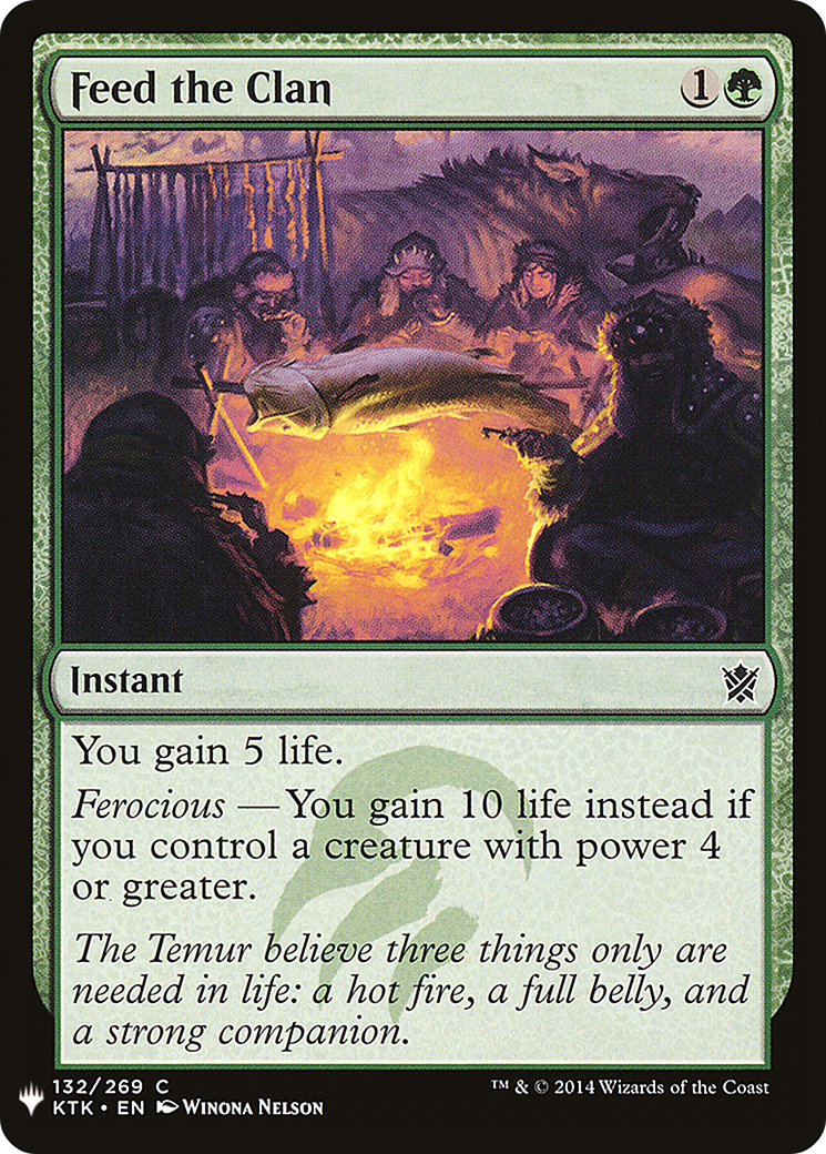 Feed the Clan (LIST-KTK-132) - The List