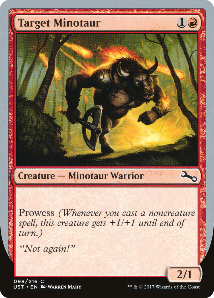 Target Minotaur (C) (UST-098) - Unstable