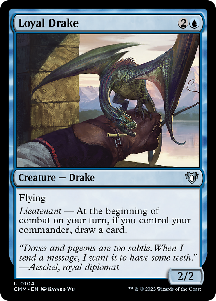 Loyal Drake [Commander Masters] | The CG Realm