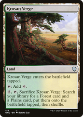 Krosan Verge [Phyrexia: All Will Be One Commander] | The CG Realm