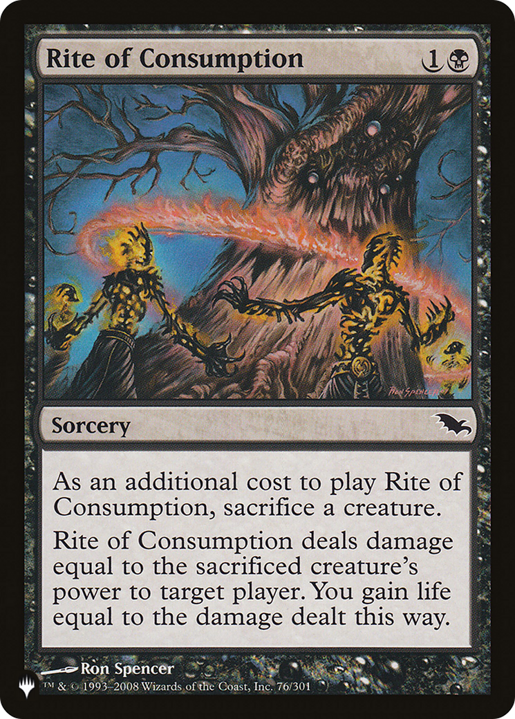 Rite of Consumption [The List] | The CG Realm