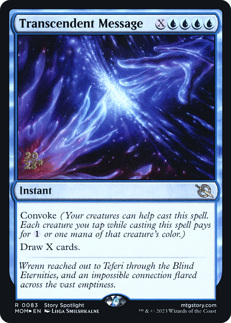 Transcendent Message [March of the Machine Prerelease Promos] | The CG Realm