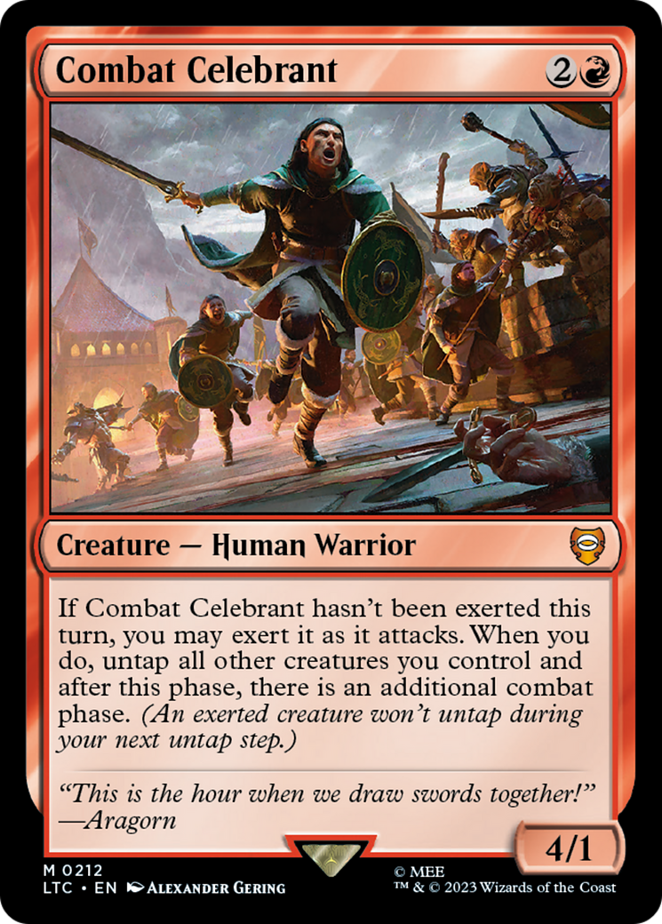 Combat Celebrant [The Lord of the Rings: Tales of Middle-Earth Commander] | The CG Realm