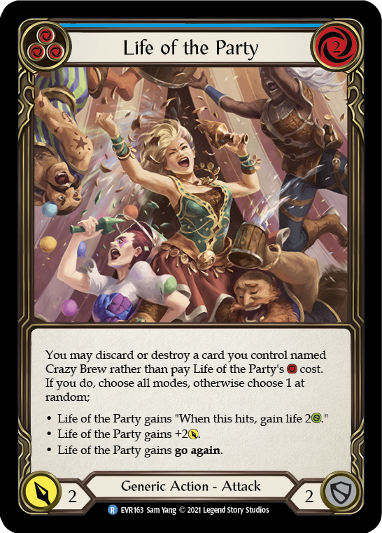 Life of the Party (Blue) [EVR163] (Everfest)  1st Edition Normal | The CG Realm