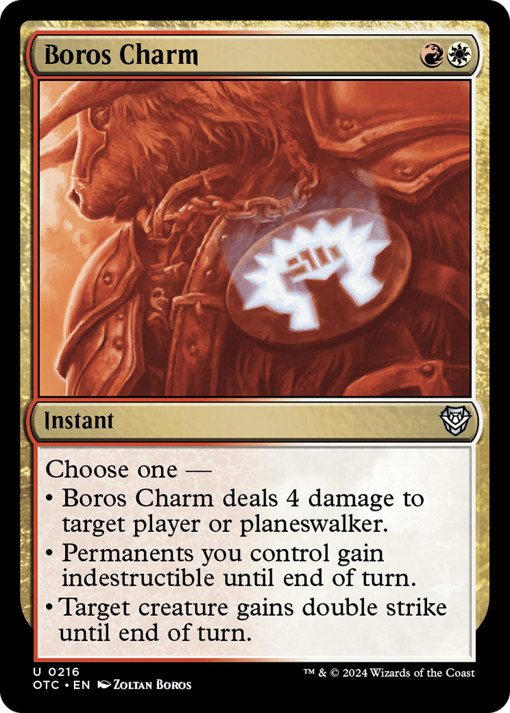 Boros Charm [Outlaws of Thunder Junction Commander] | The CG Realm