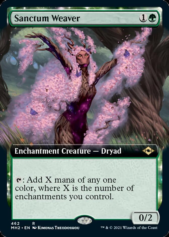 Sanctum Weaver (Extended Art) (MH2-462) - Modern Horizons 2: (Extended Art, enchantment)