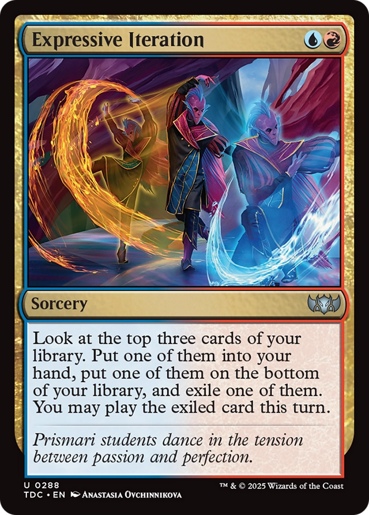Expressive Iteration [Tarkir: Dragonstorm Commander] | The CG Realm