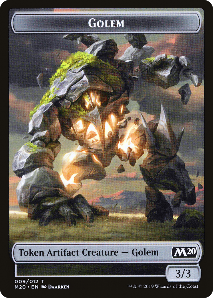 Golem Token (M20-009) - Core Set 2020 Tokens