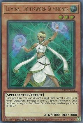 Lumina, Lightsworn Summoner [LART-EN045] Ultra Rare | The CG Realm