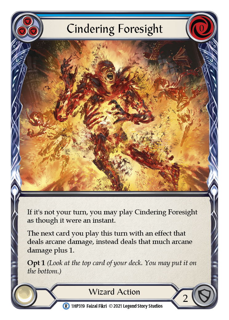 Cindering Foresight (Blue) [1HP319] (History Pack 1) | The CG Realm