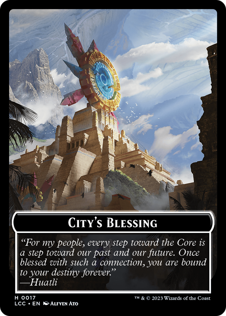 Tiny // City's Blessing Double-Sided Token (LIST-21 // 17) - Secret Lair Drop Series