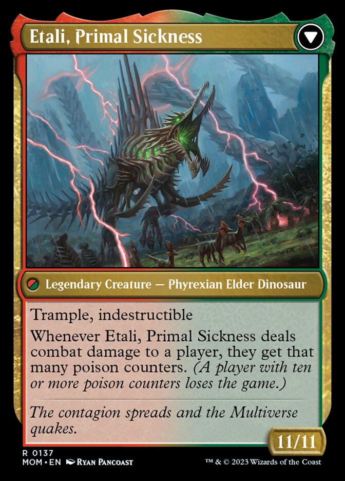 Etali, Primal Conqueror // Etali, Primal Sickness [March of the Machine] | The CG Realm