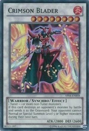 Crimson Blader (AP04-EN008) - Astral Pack 4 Unlimited