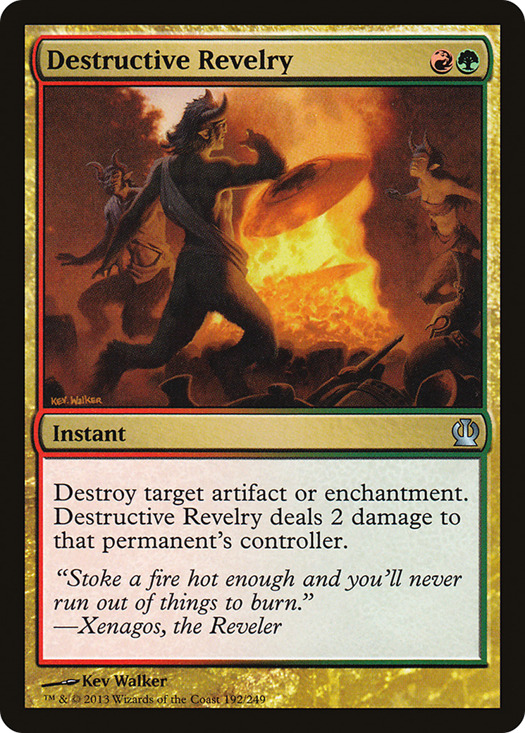 Destructive Revelry (THS-192) - Theros