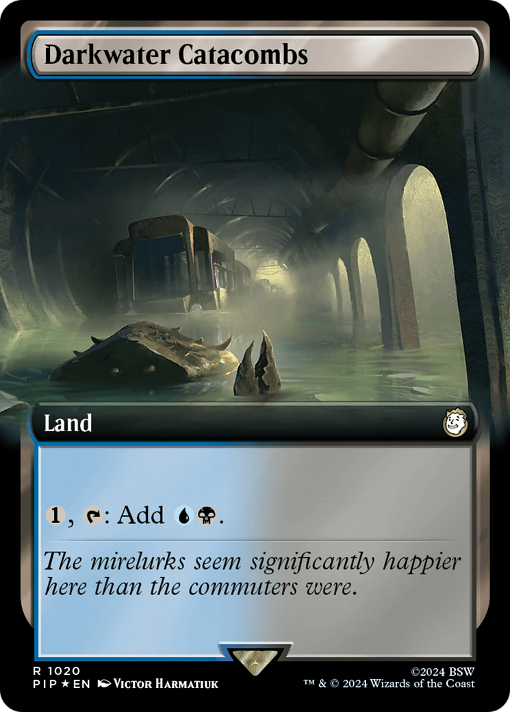 Darkwater Catacombs (Extended Art) (Surge Foil) [Fallout] | The CG Realm