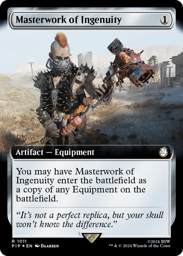 Masterwork of Ingenuity (Extended Art) (Surge Foil) [Fallout] | The CG Realm