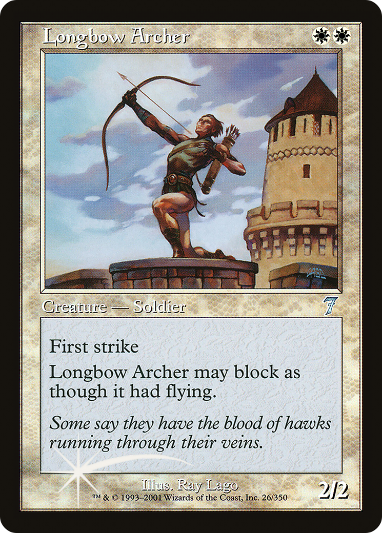 Longbow Archer (7ED-026) - 7th Edition
