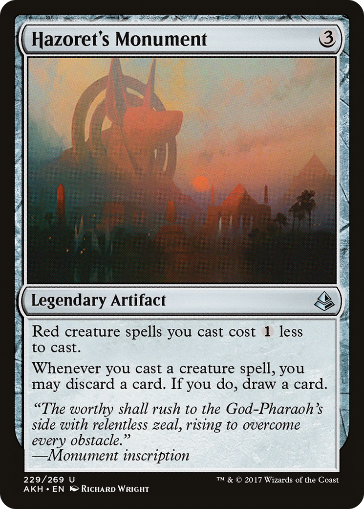 Hazoret's Monument (AKH-229) - Amonkhet