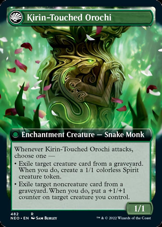Teachings of the Kirin (Extended Art) (NEO-482) - Kamigawa: Neon Dynasty: (Extended Art, fandfc, enchantment)