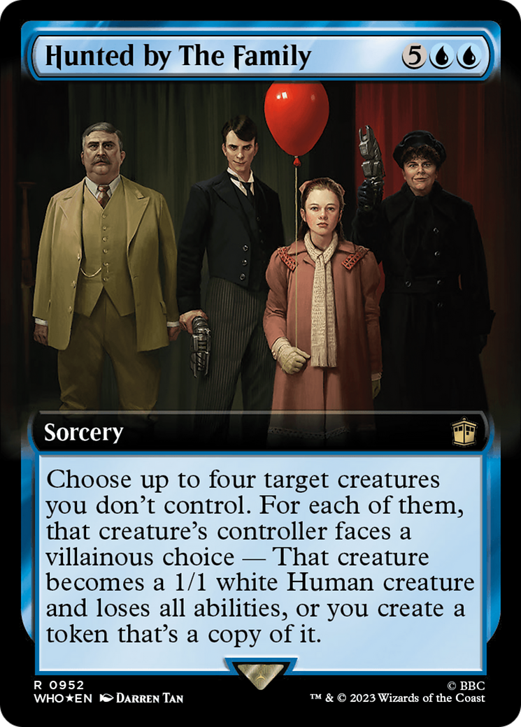 Hunted by The Family (Extended Art) (Surge Foil) [Doctor Who] | The CG Realm