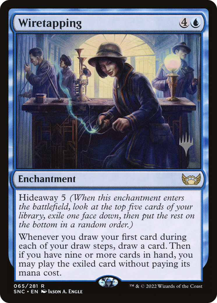 Wiretapping (PPSNC-065) - Streets of New Capenna Promos